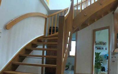 Eine Treppe streichen