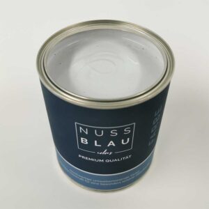 NUSSBLAU Farben sind hochwertig, umweltschonend und ausgiebig. NUSSBLAU Grundierung, Stain Blocker und Top Coat. Wandfarbe, Möbelfarbe Interior, Möbelfarbe Exterior.
